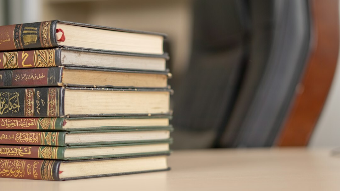 stack of mystery books